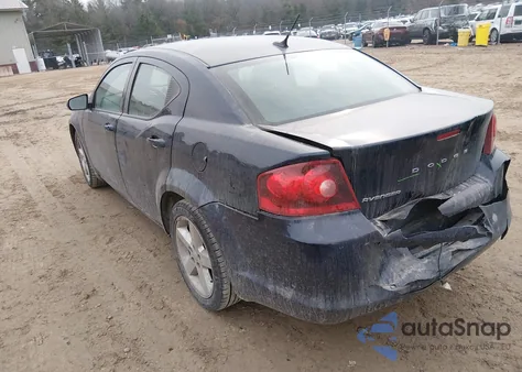 2013 Dodge Avenger Se from USA, damaged, VIN 1C3CDZAB4DN583515